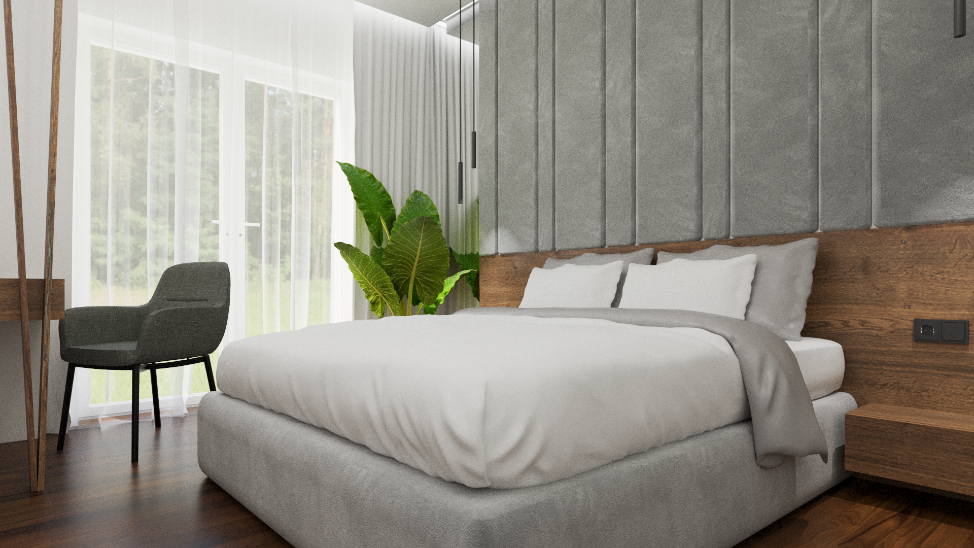 metamorfoza nowoczesnej sypialni